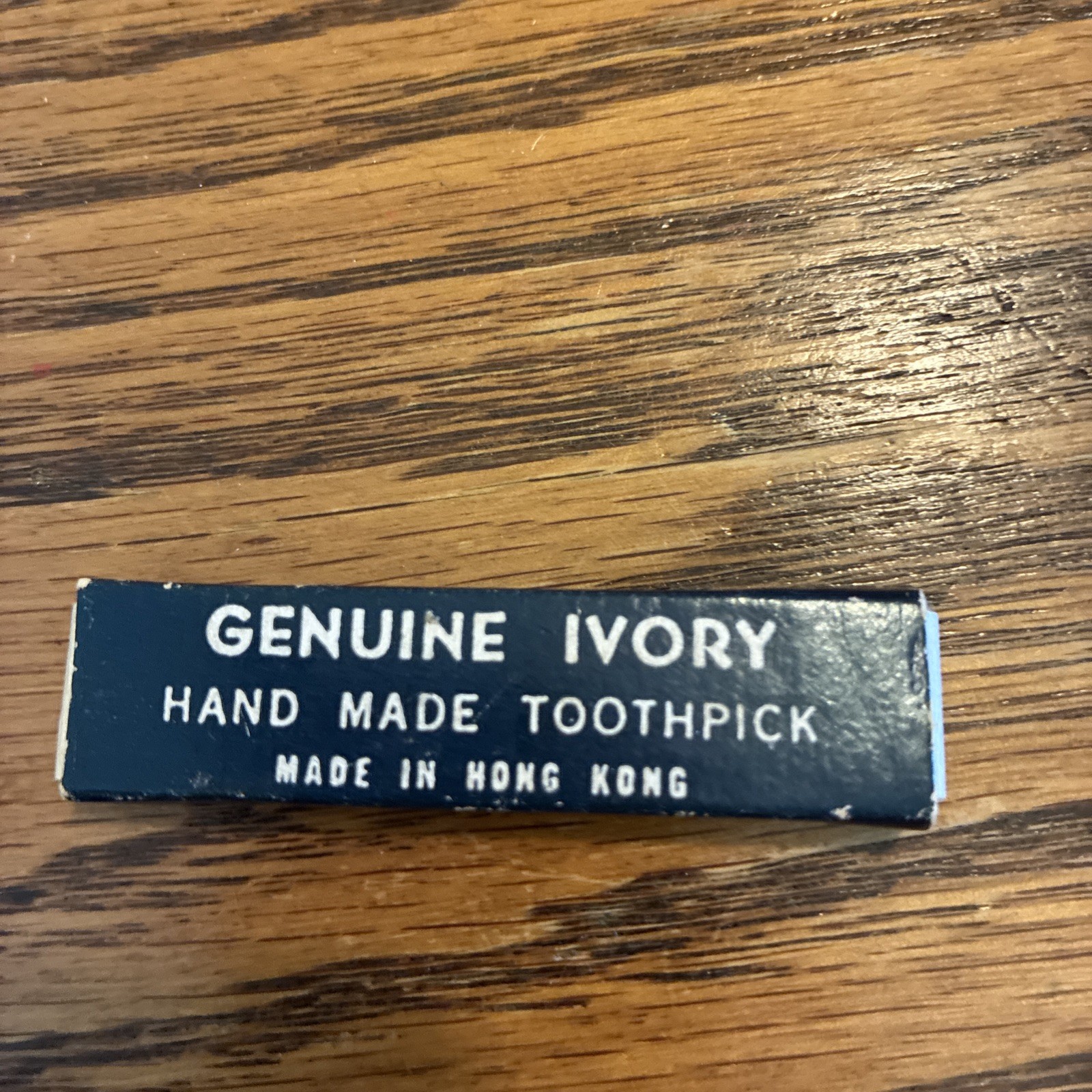 Vintage Collectible Handmade Toothpick From Hong Kong. 1940\