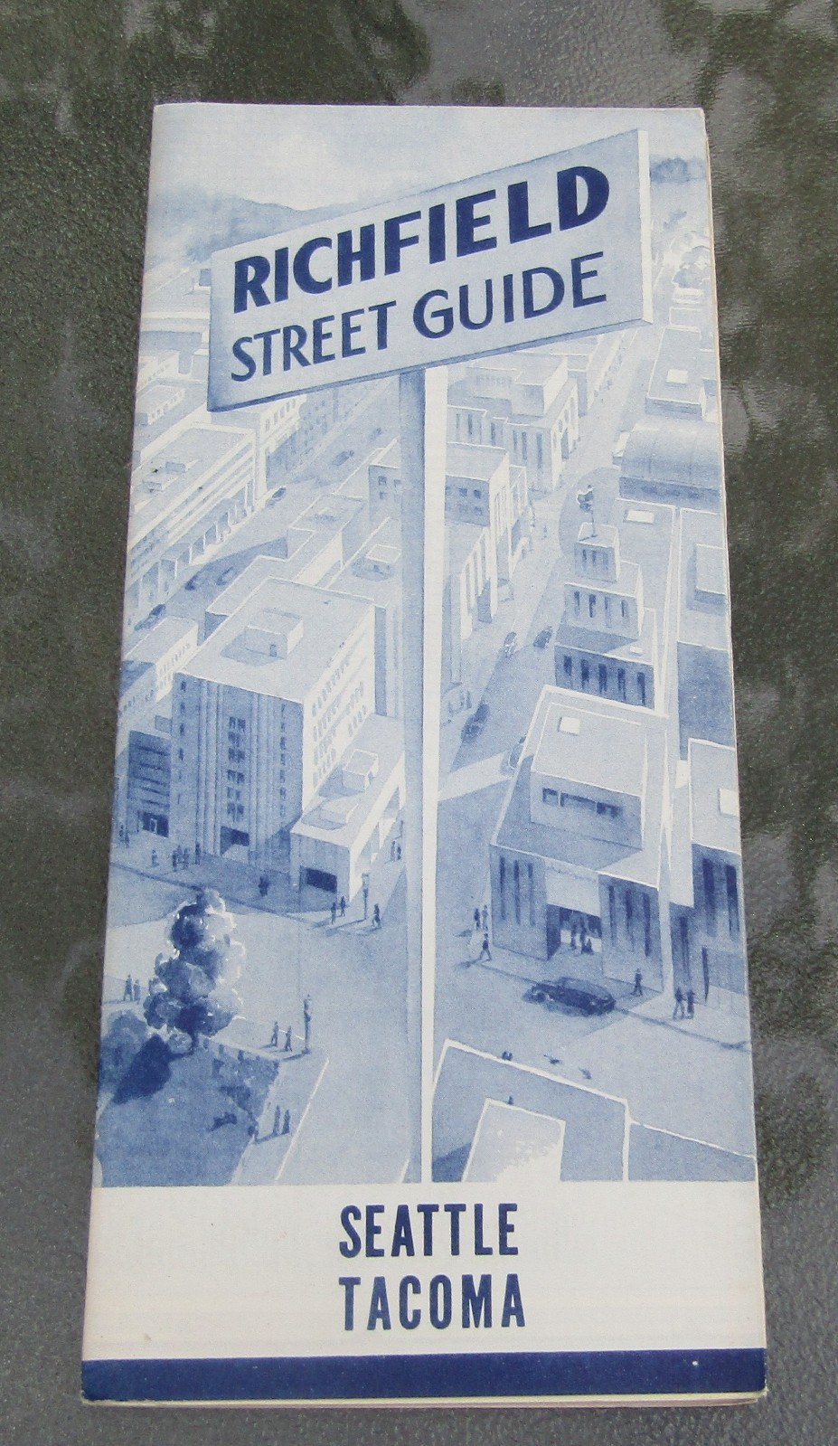 1940s Richfield Products SEATTLE TACOMA Street Guide Folding Road Map UNUSED 1940s Richfield Products SEATTLE TACOMA Street Guide Folding Road Map UNUSED