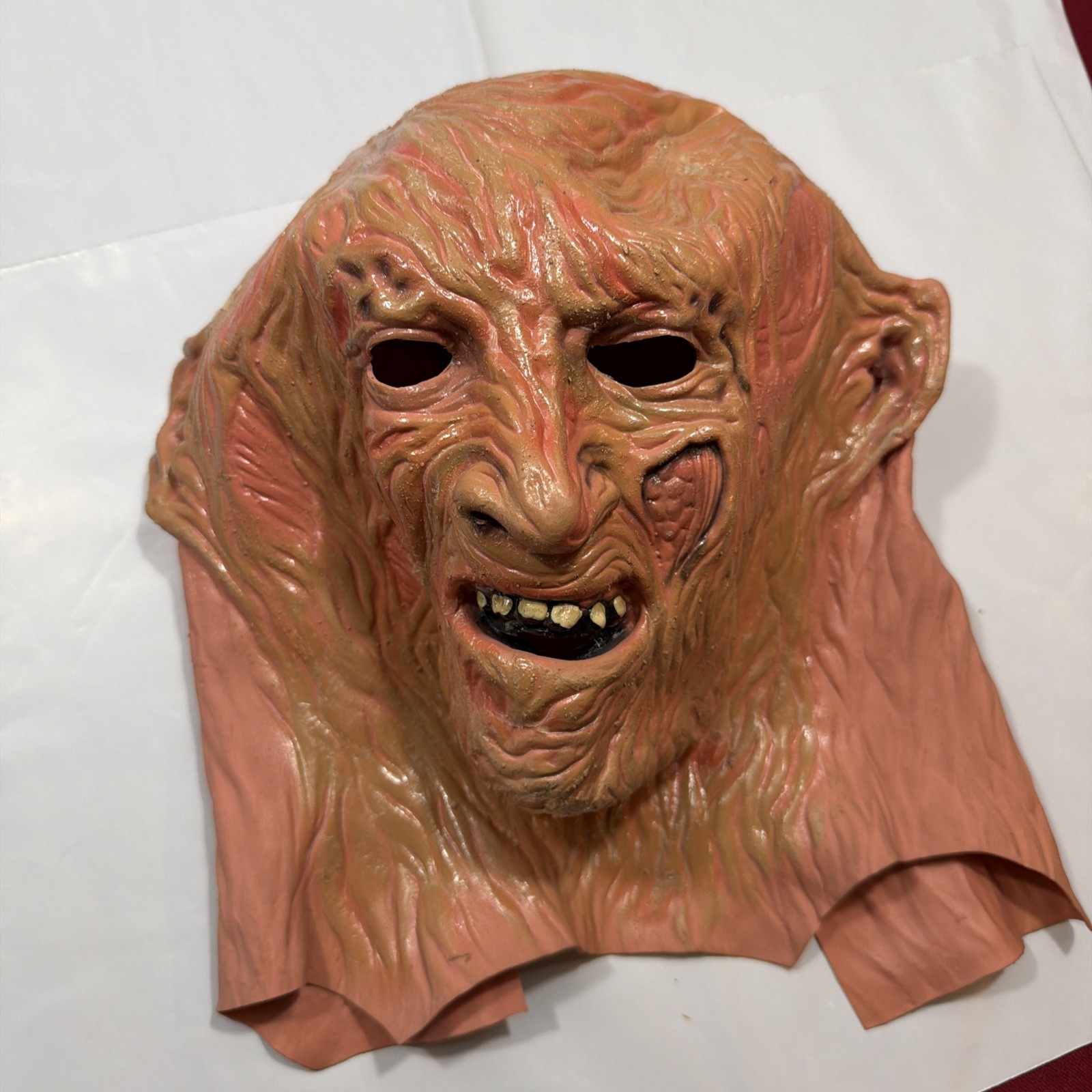 Vintage 1984 Freddy Krueger MASK Heron Venture BURNED FACE Nightmare On Elm St. Vintage 1984 Freddy Krueger MASK Heron Venture BURNED FACE Nightmare On Elm St.