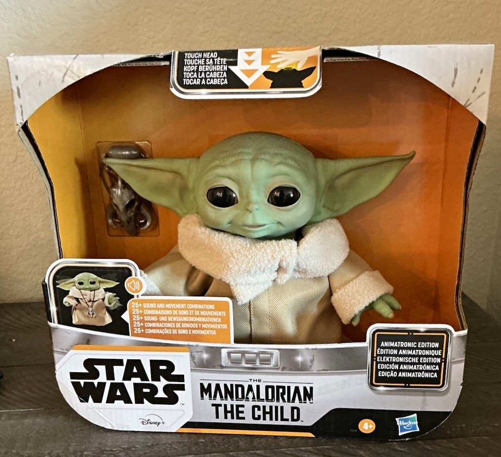 Hasbro Star Wars Mandalorian The Child Animatronic Edition Toy Baby Yoda Grogu Hasbro Star Wars Mandalorian The Child Animatronic Edition Toy Baby Yoda Grogu