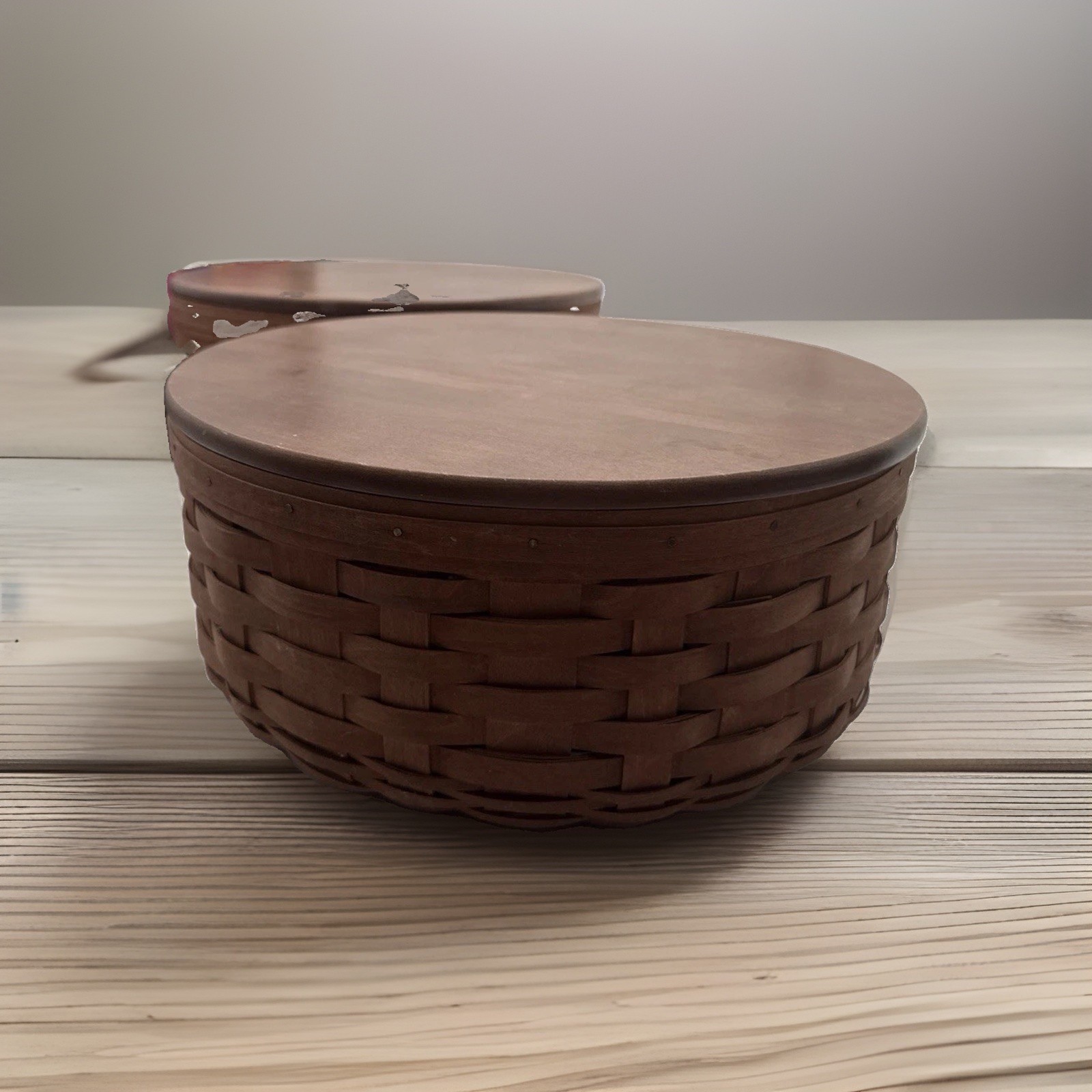 Longaberger ROUND KEEPING Basket 2008 13 Longaberger ROUND KEEPING Basket 2008 13