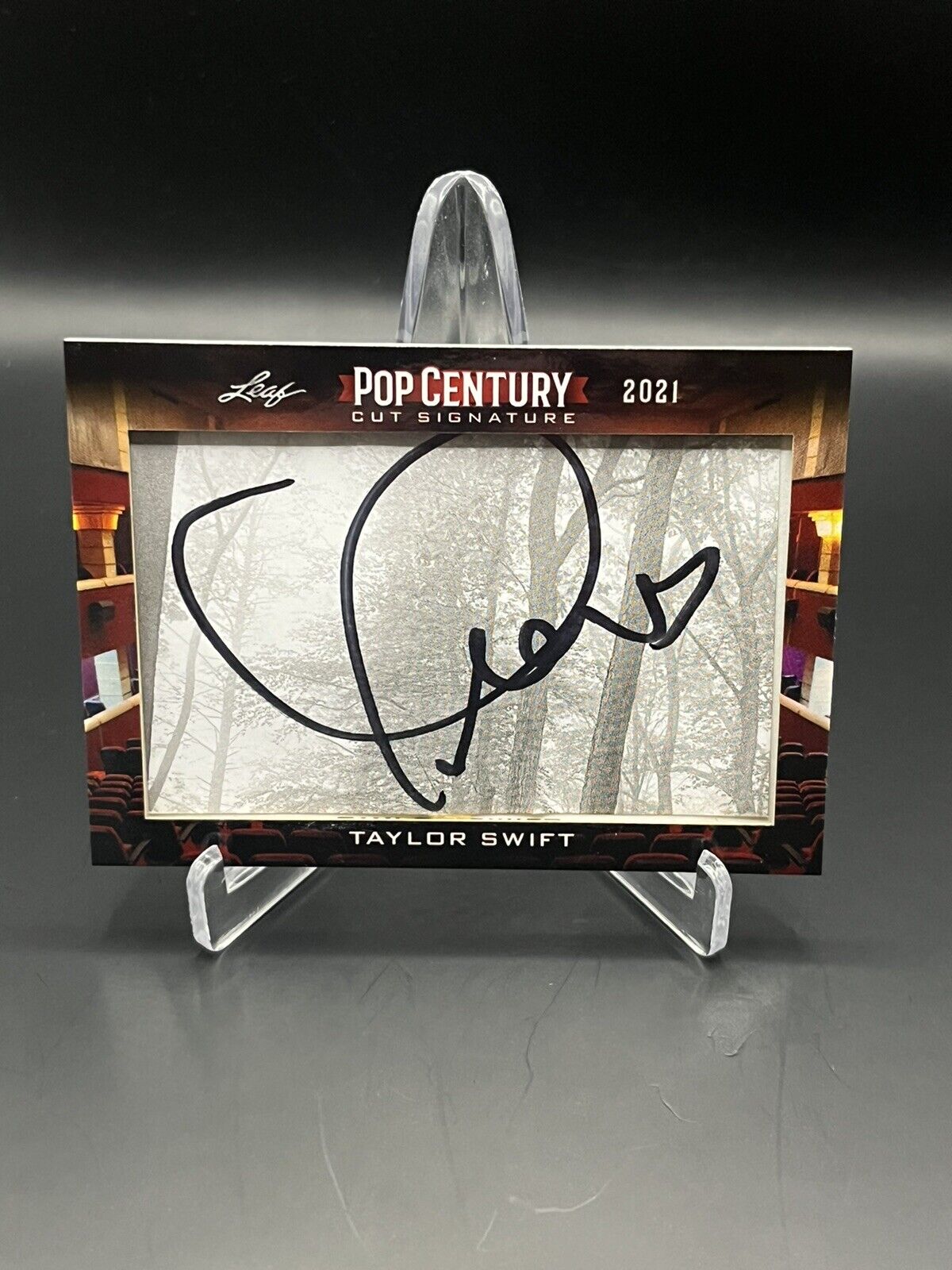 2021 Leaf Metal Pop Century Cut Signature Taylor Swift Auto Autograph #PCC-TS1