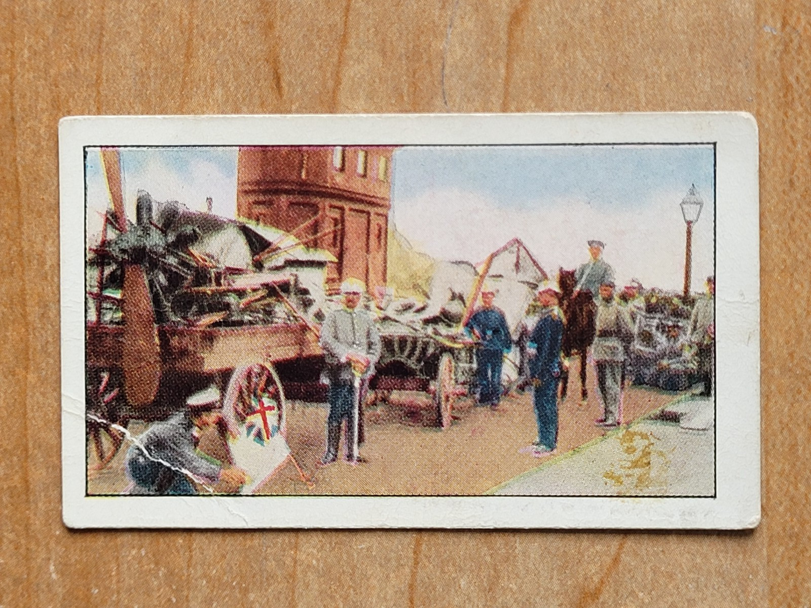 1914 T121 Sweet Caporal WW1 Scenes #153 RUSSIAN AEROPLANE CAPTURED 1914 T121 Sweet Caporal WW1 Scenes #153 RUSSIAN AEROPLANE CAPTURED
