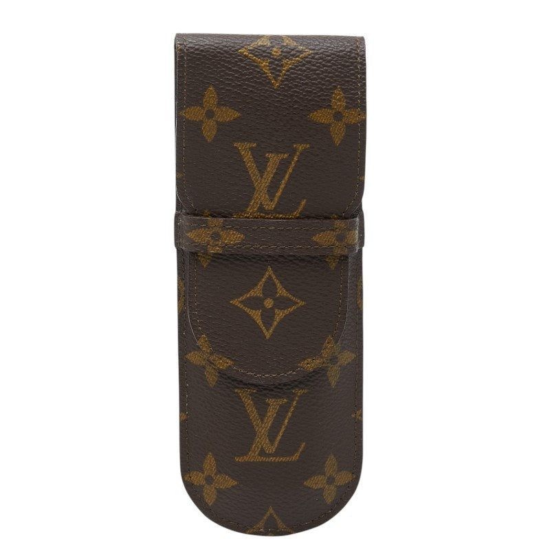 Louis Vuitton Monogram Etui Stylo Pen Case Brown