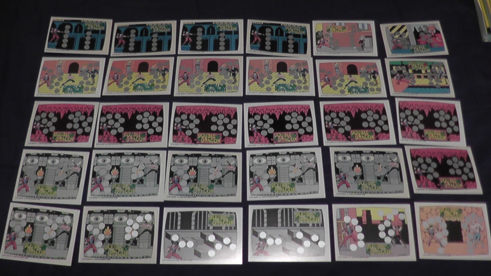 1989 topps nintendo lot of 30 cards double dragon 1989 topps nintendo lot of 30 cards double dragon