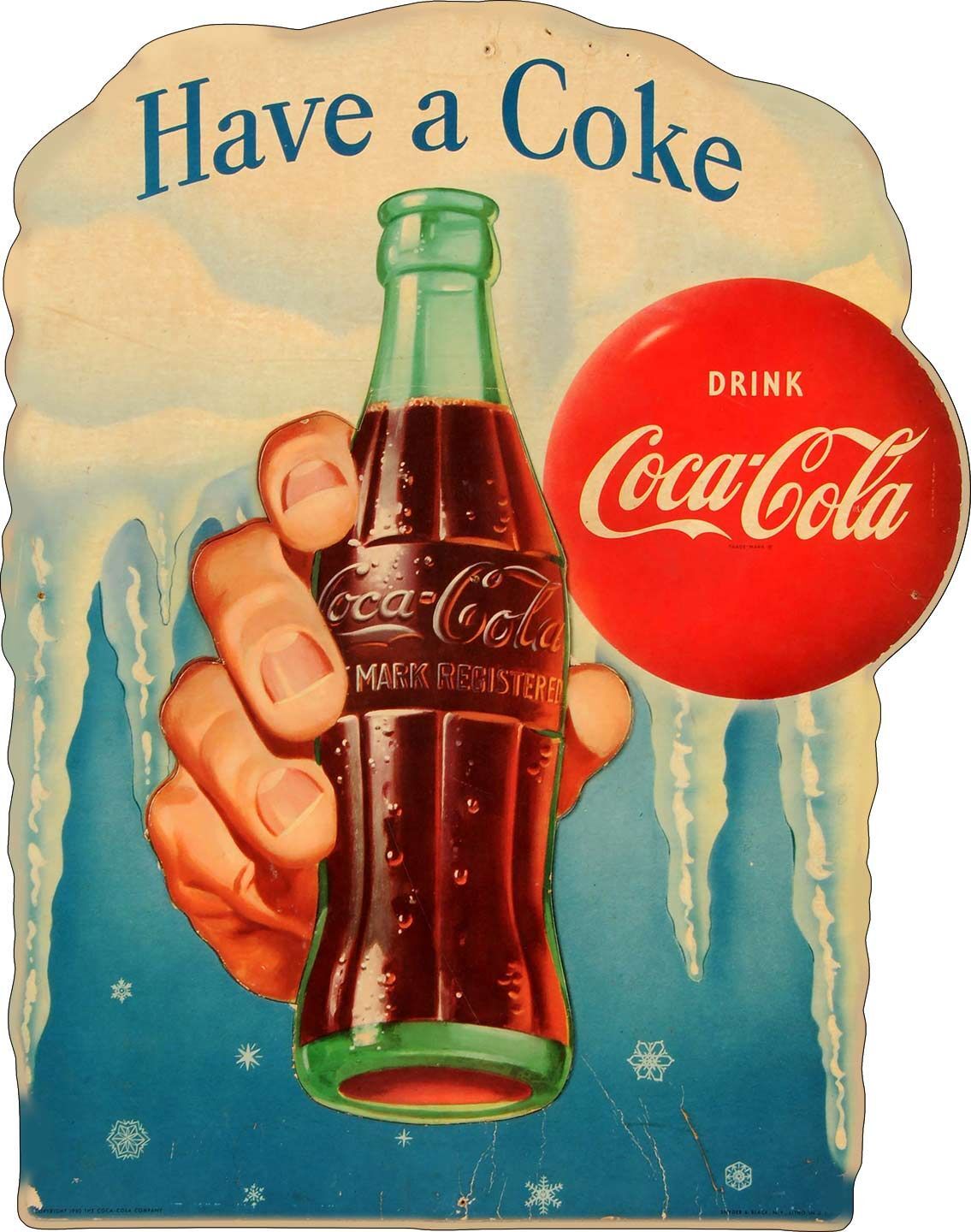 COCA COLA BOTTLE HAND ICE ICICLES 20 COCA COLA BOTTLE HAND ICE ICICLES 20