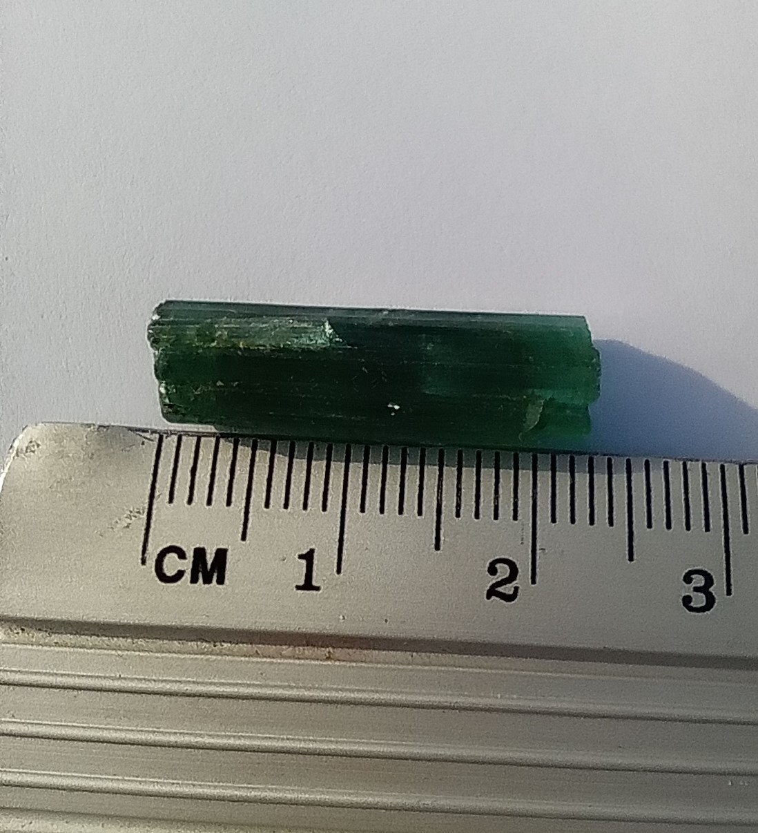 Green Tourmaline Crystal 2.3 cm Green Tourmaline Crystal 2.3 cm