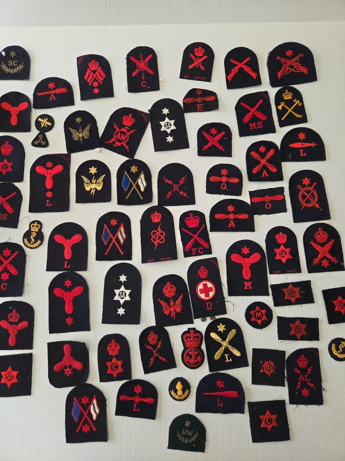 Vintage British Royal Navy Rates Patches Lot 2 Vintage British Royal Navy Rates Patches Lot 2