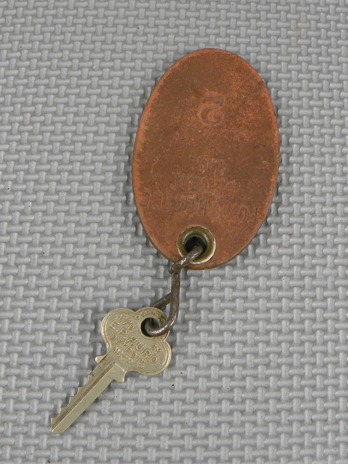 RARE Vintage Fox Theatre, Detroit, Mich., Key & Fob #2 RARE Vintage Fox Theatre, Detroit, Mich., Key & Fob #2