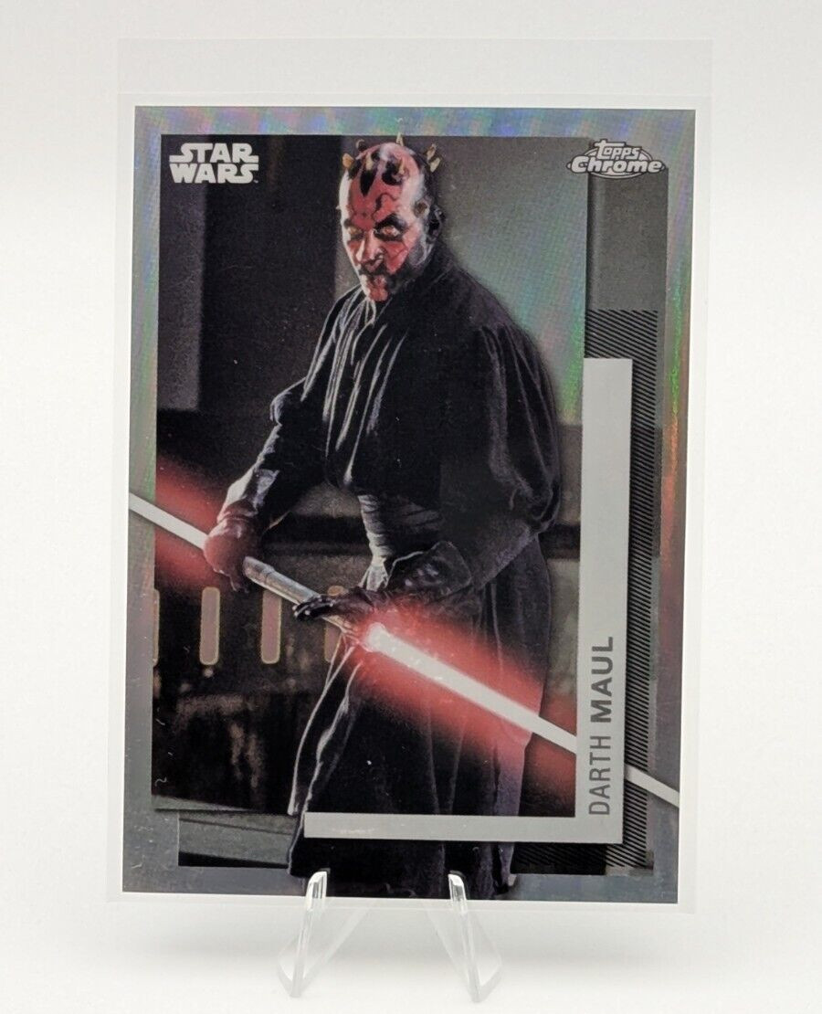 2024 Topps National Convention Star Wars Chrome #SW-6 Darth Maul Refractor SP