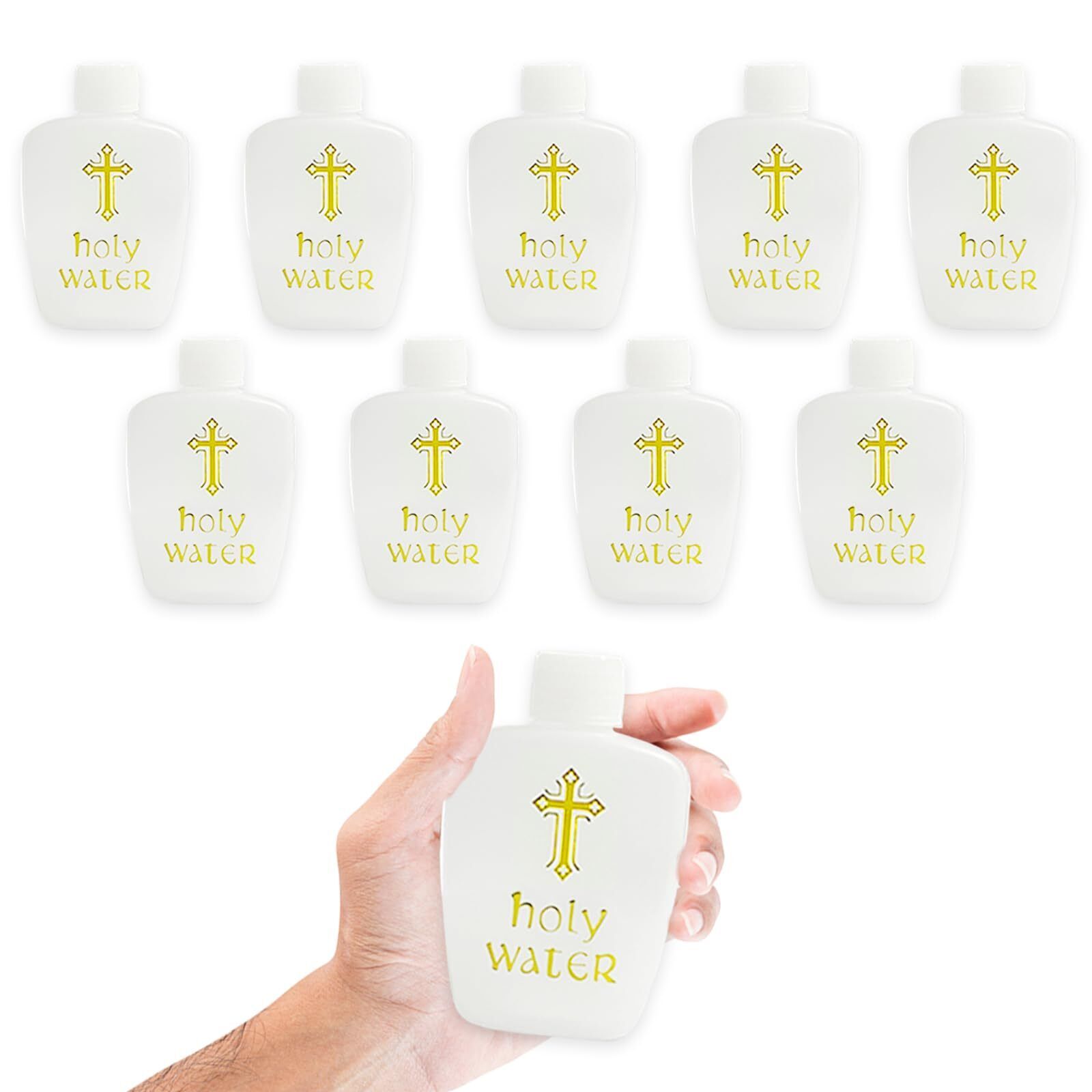 10Pcs Holy Water Bottles Holy Water Empty Containers 60ml Holy Water Plastic ...