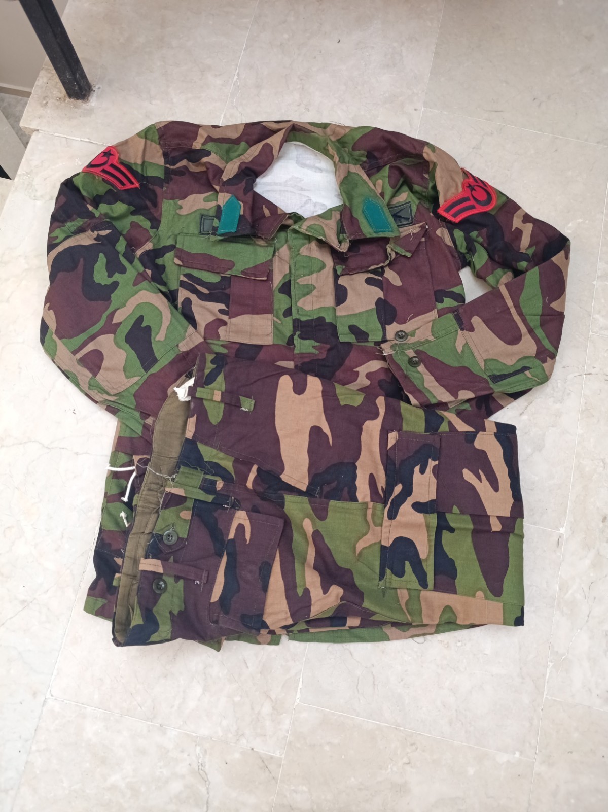 Turkish North Cyprus rare vintage Nco camouflage uniform set camo bdu 1 Turkish North Cyprus rare vintage Nco camouflage uniform set camo bdu 1