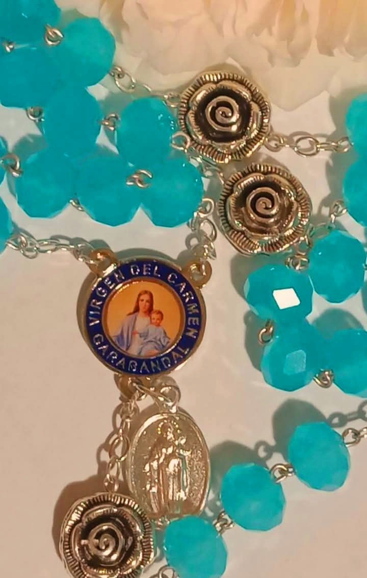 beautiful rosary with free relic medal from Garabandal 10mm beads beads beautiful rosary with free relic medal from Garabandal 10mm beads beads