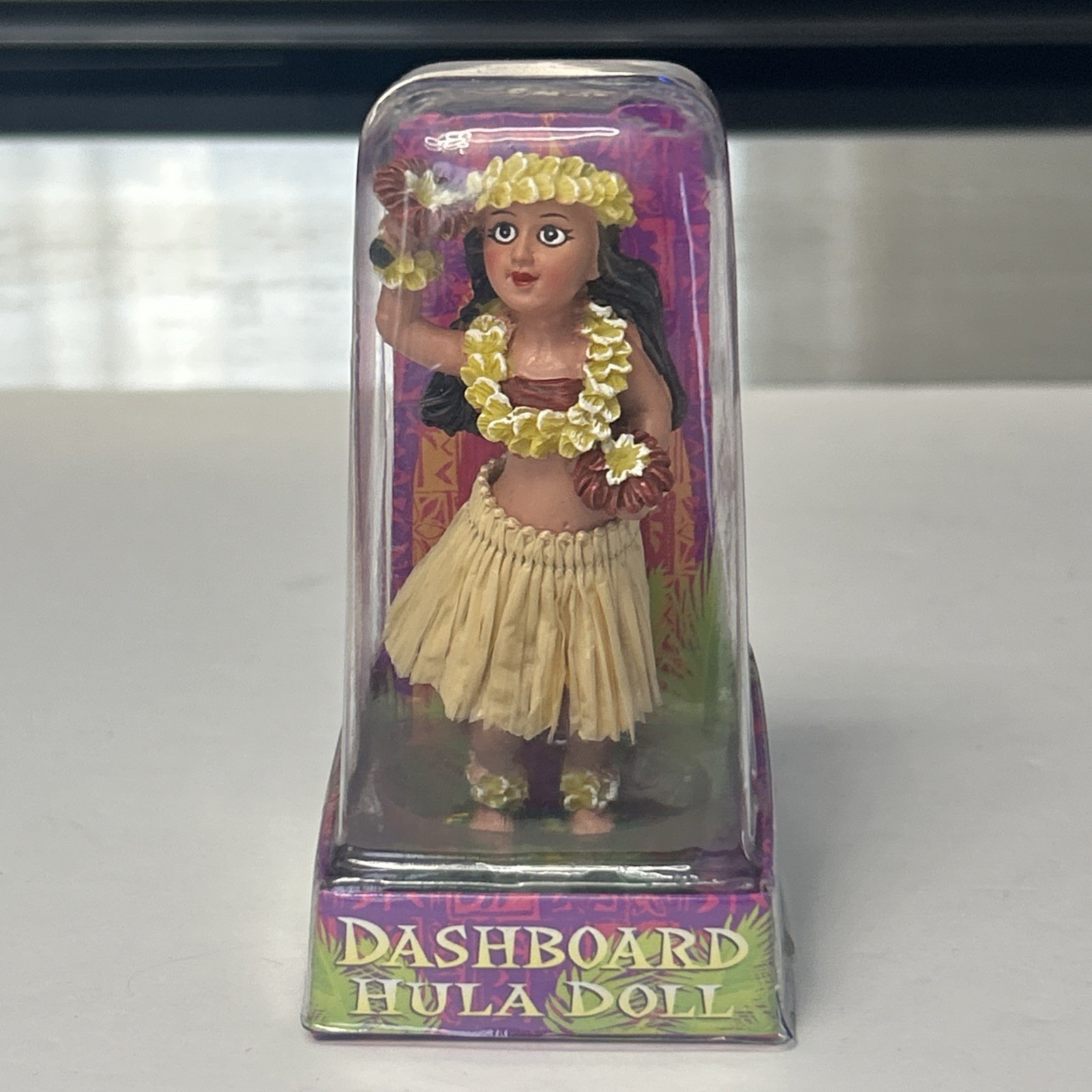 KC Hawaii Hula Girl Posing Mini Dashboard Doll 4.4\ KC Hawaii Hula Girl Posing Mini Dashboard Doll 4.4\
