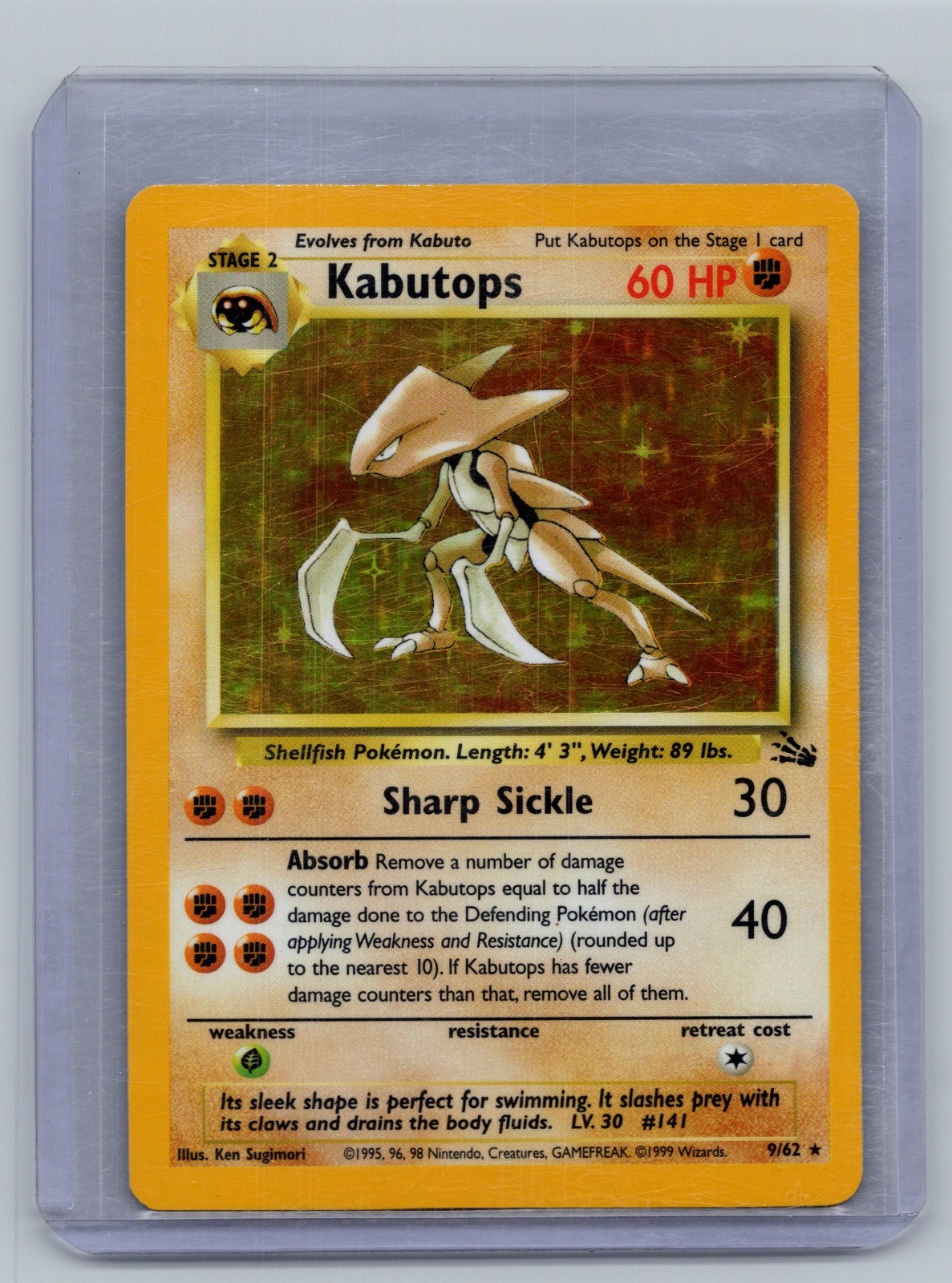 (NM) Kabutops 9/62 Holo - Pokemon Fossil (NM) Kabutops 9/62 Holo - Pokemon Fossil