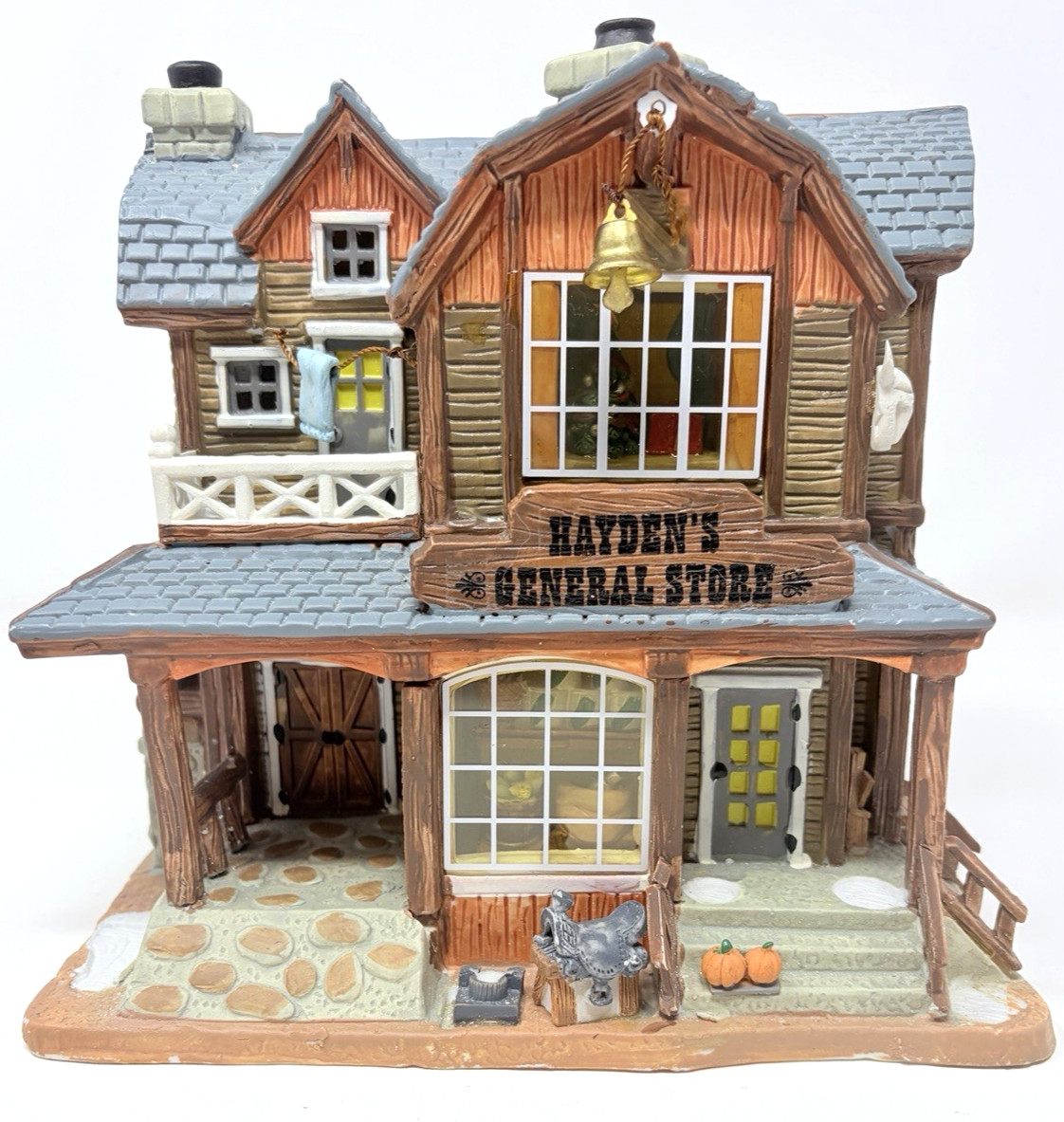 Lemax Hayden\'s General Store 85697 Christmas Fall Village Harvest Crossing House Lemax Hayden\'s General Store 85697 Christmas Fall Village Harvest Crossing House