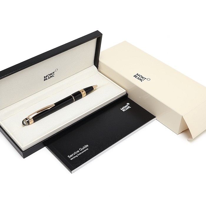 Excellent MONTBLANC StarWalker 105653 Ballpoint Pen Red Gold Resin