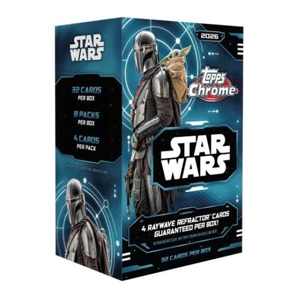 2026 Topps Star Wars Chrome Blaster Box 2026 Topps Star Wars Chrome Blaster Box