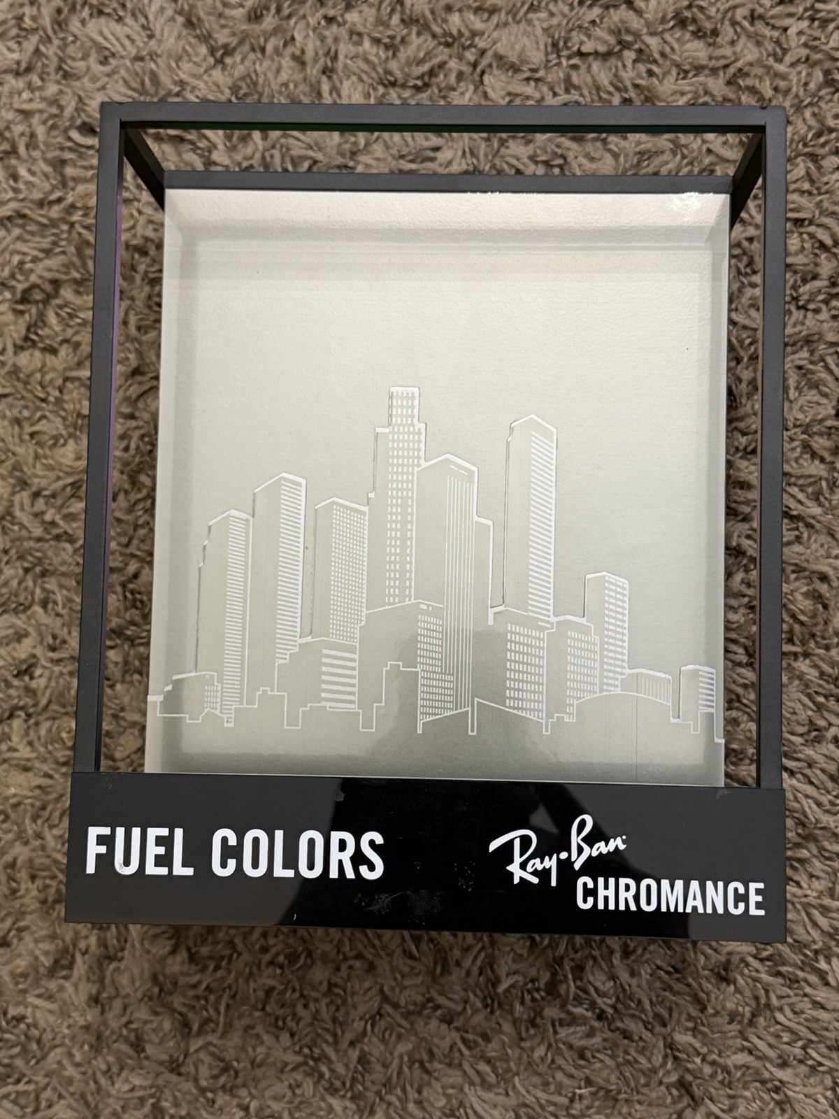 Ray-Ban Chromance Polar Lenses Display Sign, Stop Glare Counter Showcase Metal Ray-Ban Chromance Polar Lenses Display Sign, Stop Glare Counter Showcase Metal