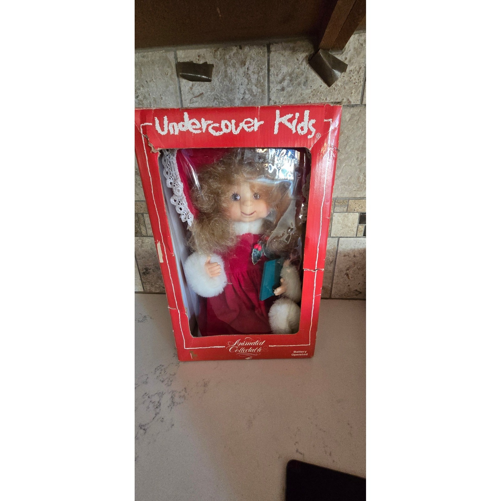 Vintage 1993 Undercover Kids Animated Collectable Doll Santa\'s Best Christmas Vintage 1993 Undercover Kids Animated Collectable Doll Santa\'s Best Christmas
