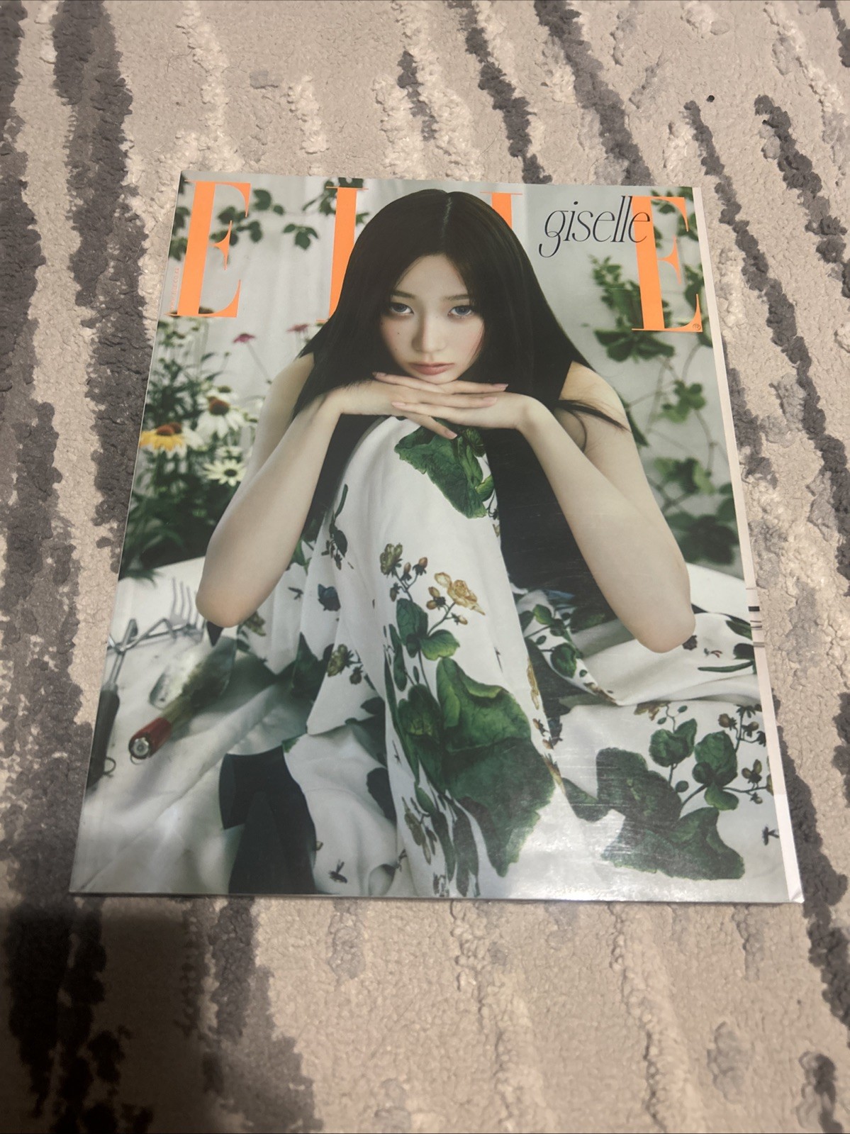 Elle Korea Magazine August 2024 Issue w/ Aespa Giselle Cover Used
