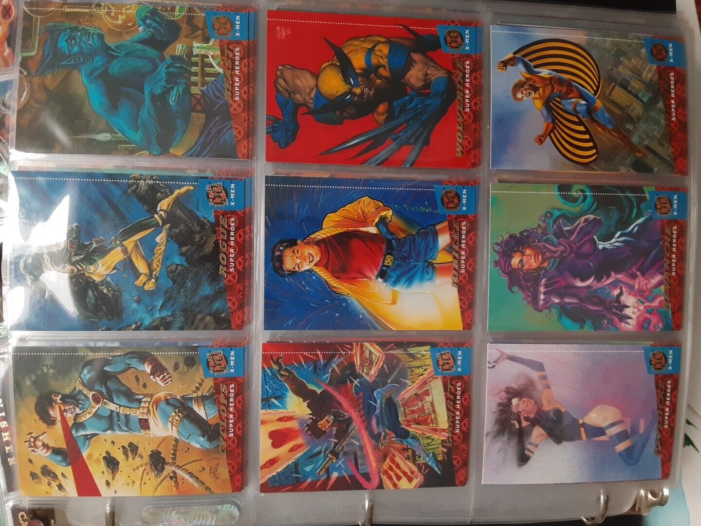 1994 Fleer Ultra Marvel X-Men Trading Cards COMPLETE BASE SET 150 CARDS
