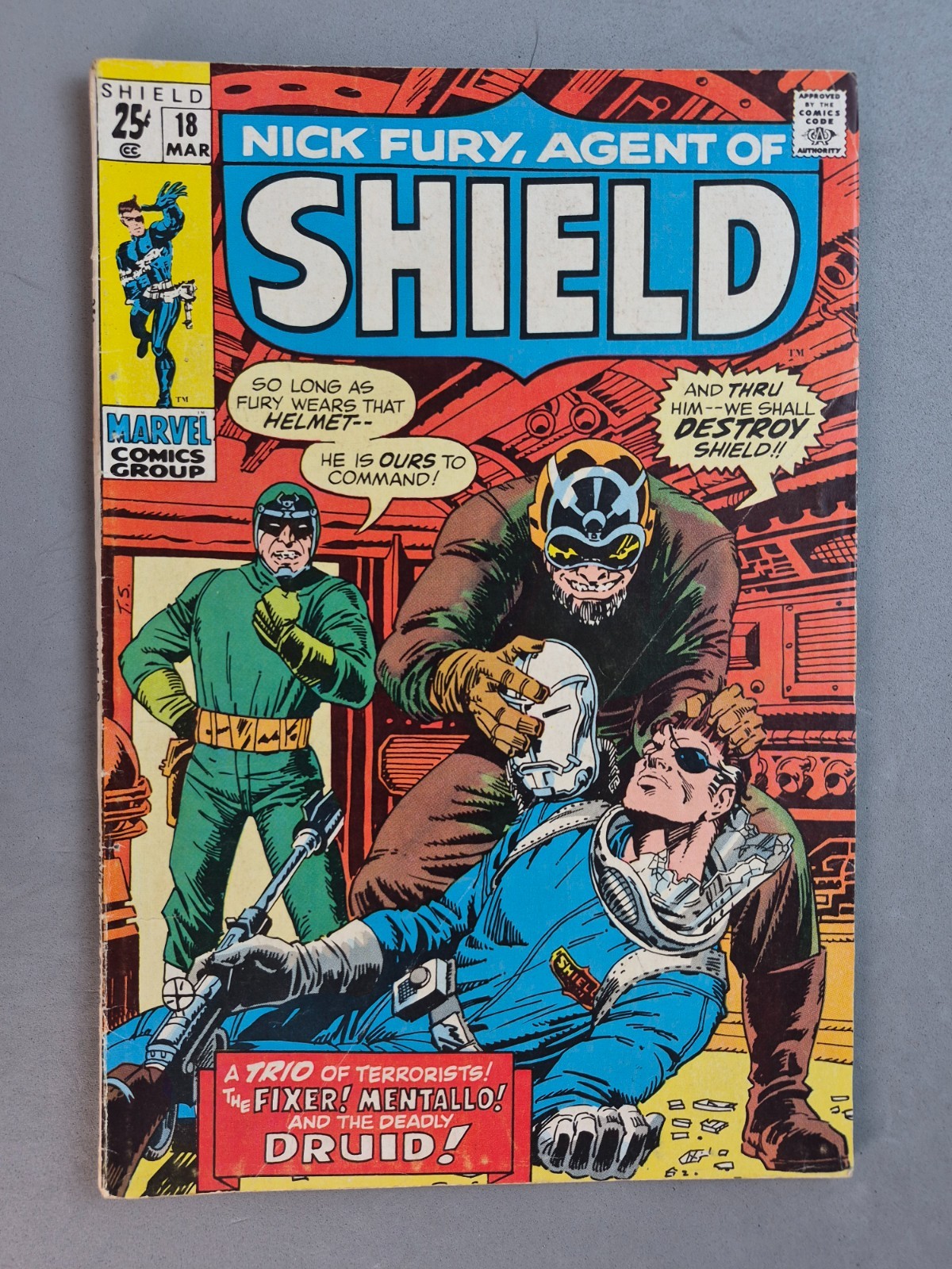 Nick Fury, Agent of S.H.I.E.L.D. #18 (1971) Marvel Comics Bronze Age