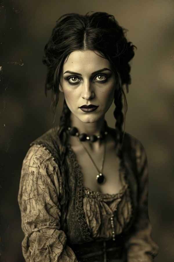 Gothic Victorian Woman Portrait Photo 4x6 Print
