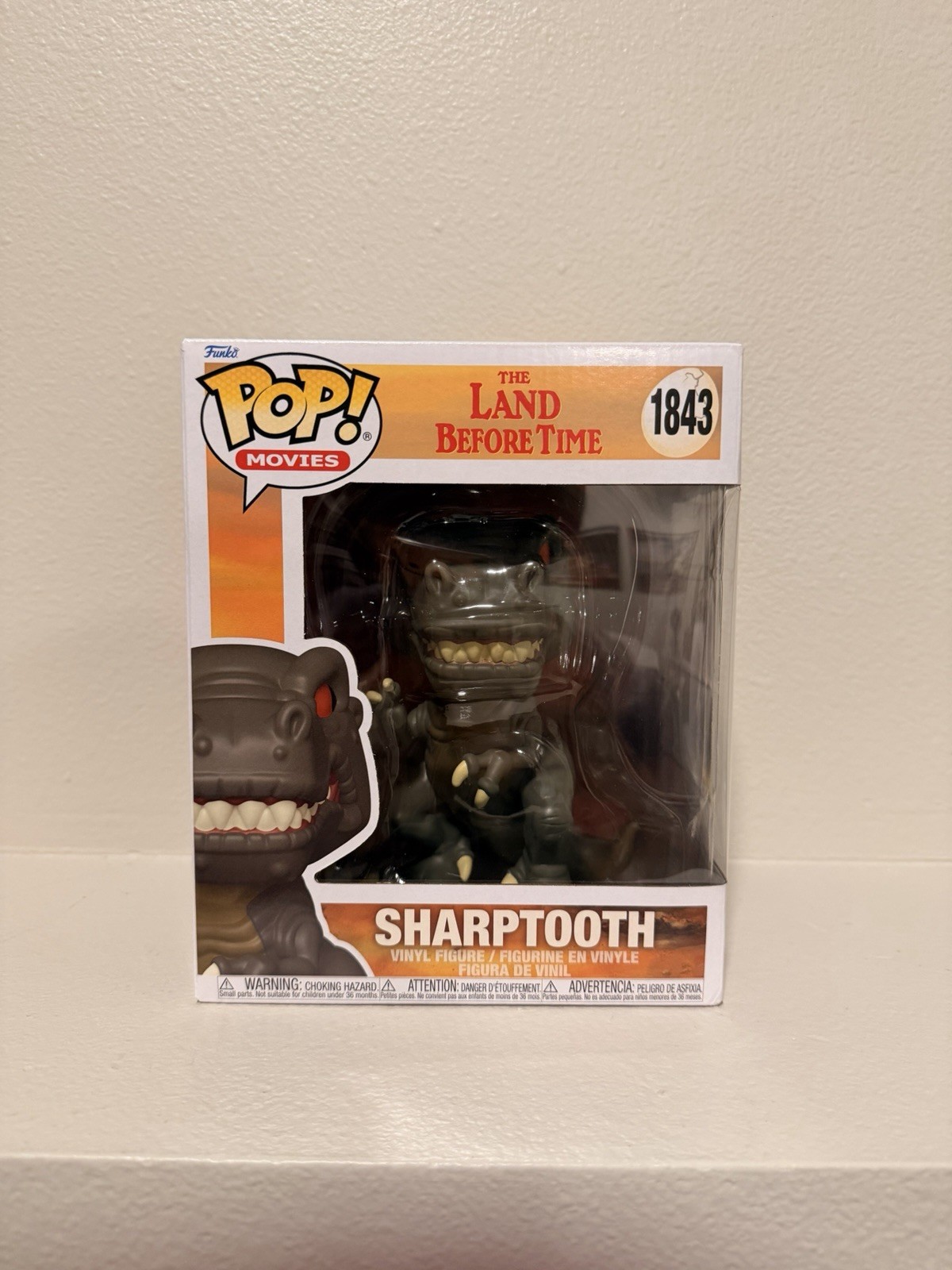 Funko Pop Vinyl Pop Movies The Land Before Time Sharptooth #1843 Figure Funko Pop Vinyl Pop Movies The Land Before Time Sharptooth #1843 Figure