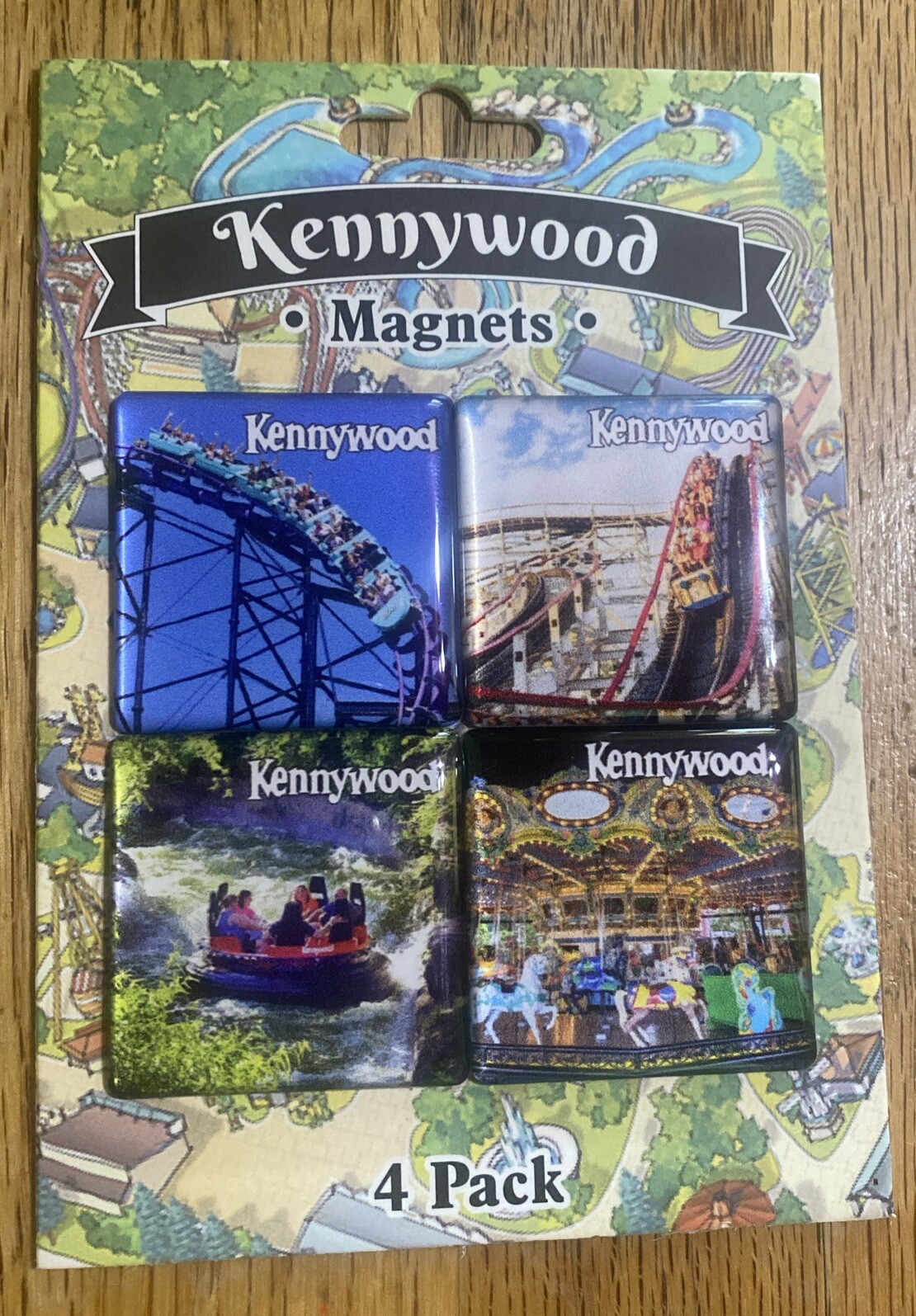 Kennywood Park Magnets. Set Of 4 Magnets Pittsburgh, PA. Brand New Kennywood Park Magnets. Set Of 4 Magnets Pittsburgh, PA. Brand New