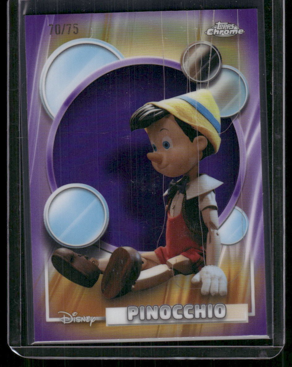 2026 Topps Chrome Disney #95 Pinocchio /75
