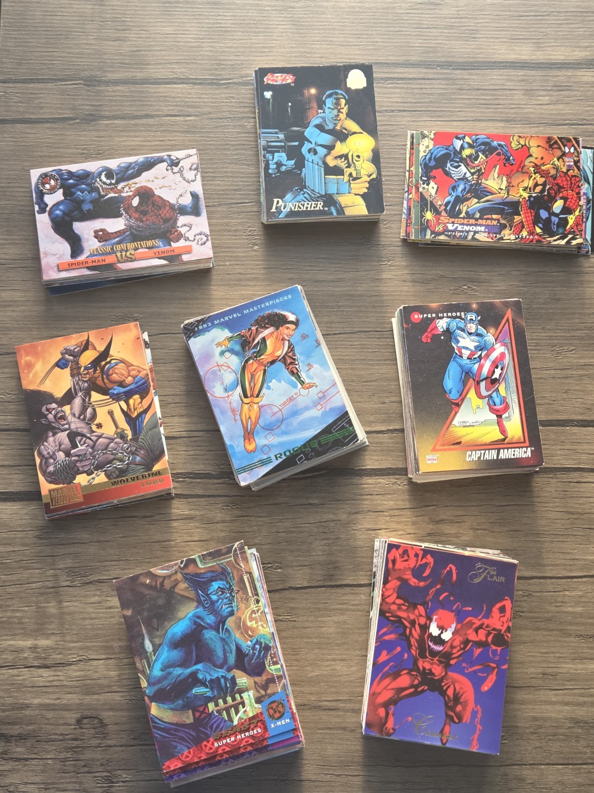 HUGE 1990s Marvel Trading Card Lot 400+ No Duplicates HUGE 1990s Marvel Trading Card Lot 400+ No Duplicates