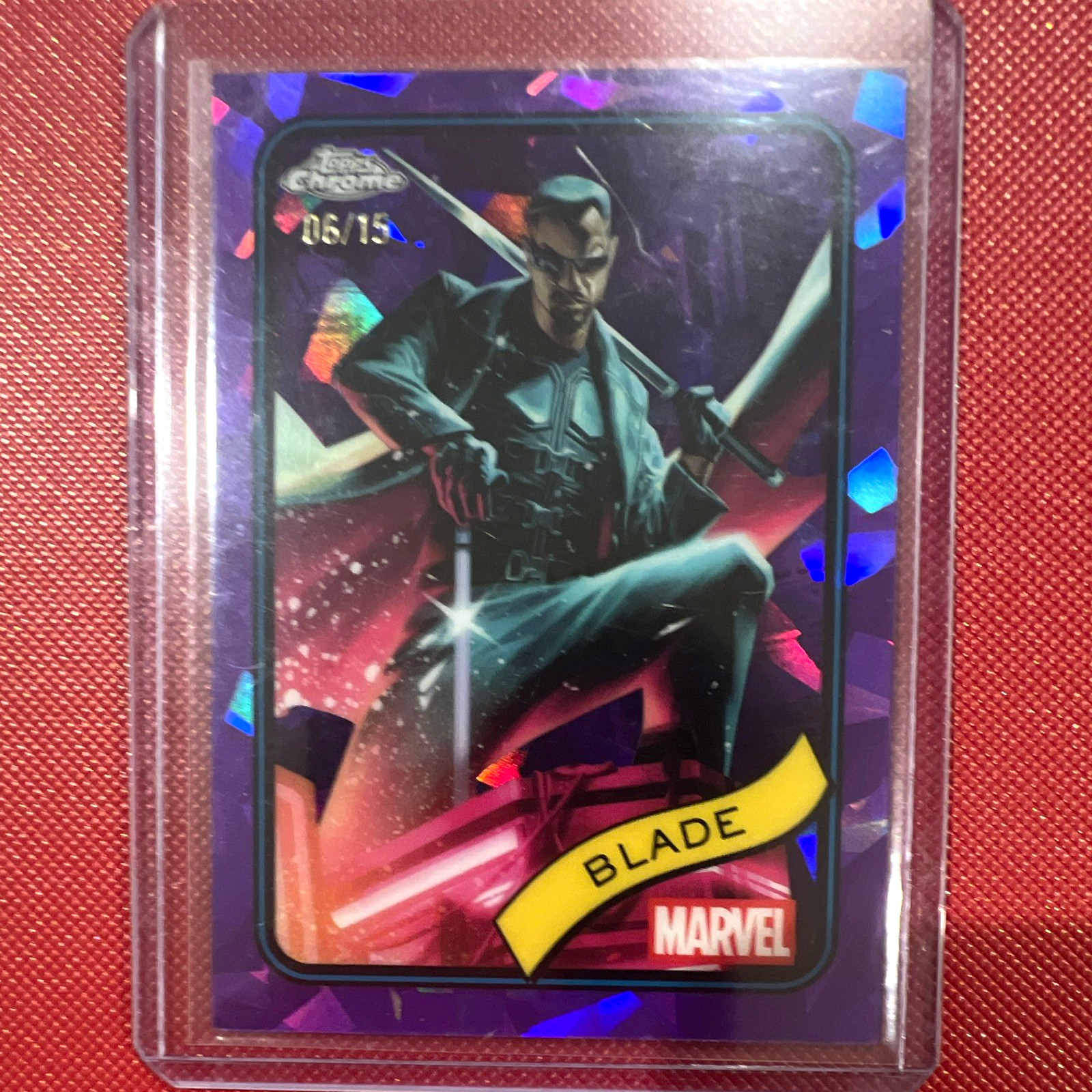Topps 2025 Topps Chrome Marvel Blade #126 Serial Numbered 06/15 Topps 2025 Topps Chrome Marvel Blade #126 Serial Numbered 06/15