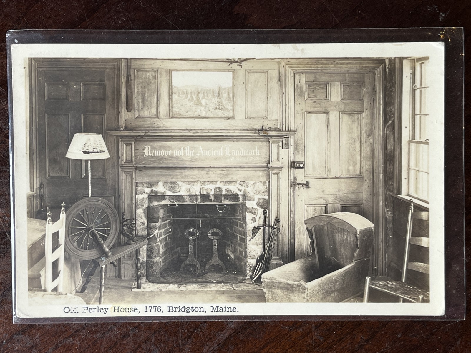 Old Perley House 1776 Bridgton ME Cumberland Co 1937 Postcard Posted Old Perley House 1776 Bridgton ME Cumberland Co 1937 Postcard Posted