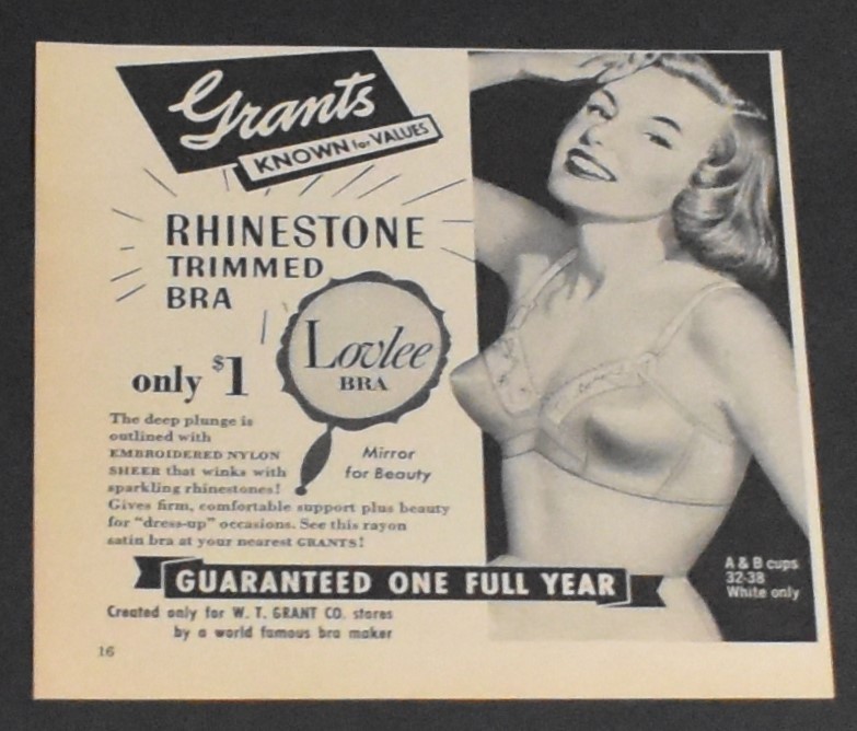 1952 Print Ad Sexy Fashion Lady Blonde Grants Lovlee Bra Feminine Beauty Art Ht 1952 Print Ad Sexy Fashion Lady Blonde Grants Lovlee Bra Feminine Beauty Art Ht