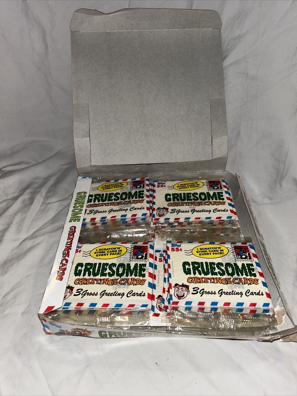 1992 Topps Gruesome Greetings Trading Card Open Box With 36 Packs I5