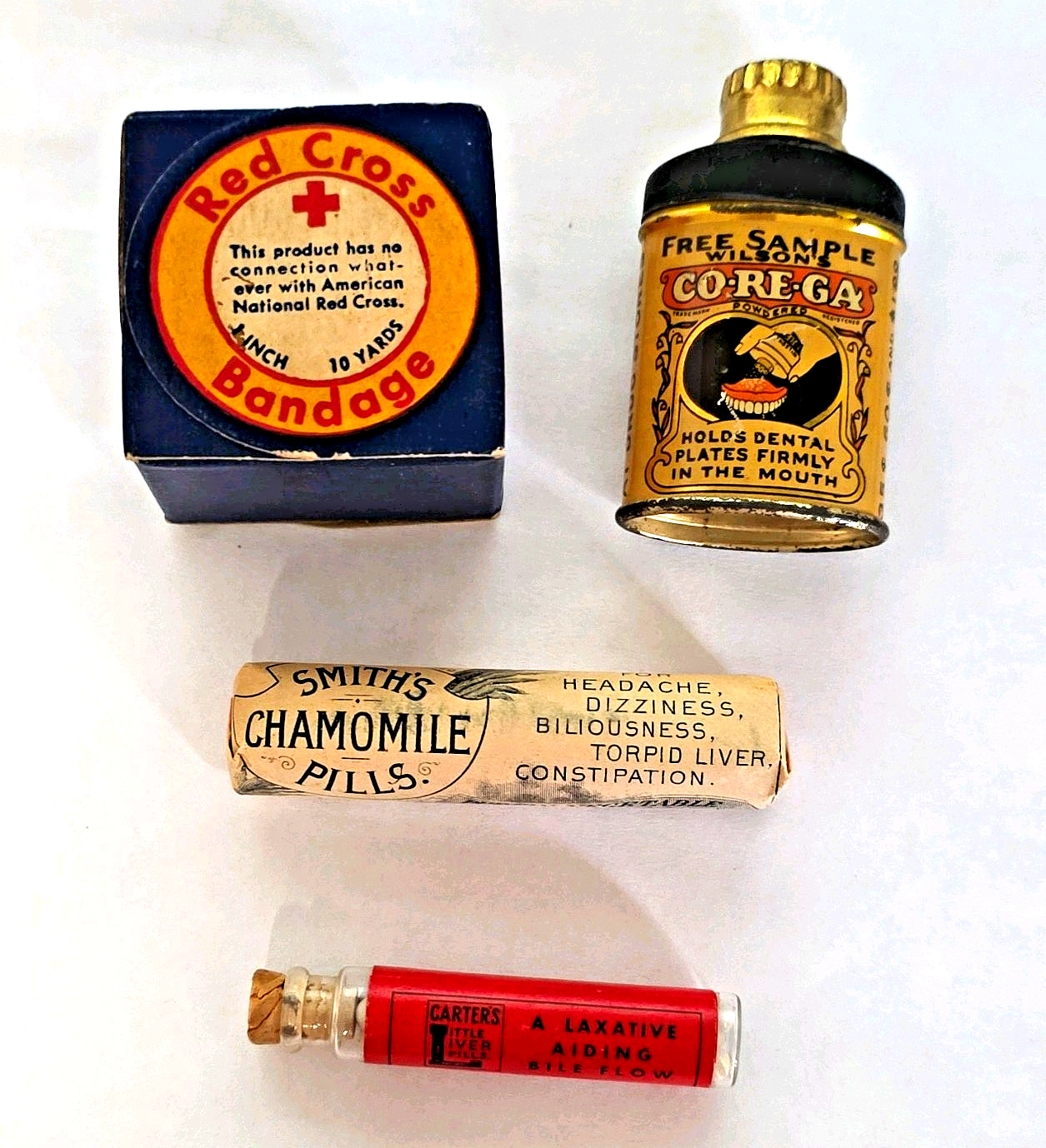 VINTAGE MEDICINE - LOT OF FOUR (4) - UNUSED & COMPLETE VINTAGE MEDICINE - LOT OF FOUR (4) - UNUSED & COMPLETE