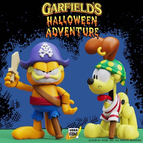 Boss Fight Studio Halloween Adventure Pirate Garfield Odie 2-Pack 4\