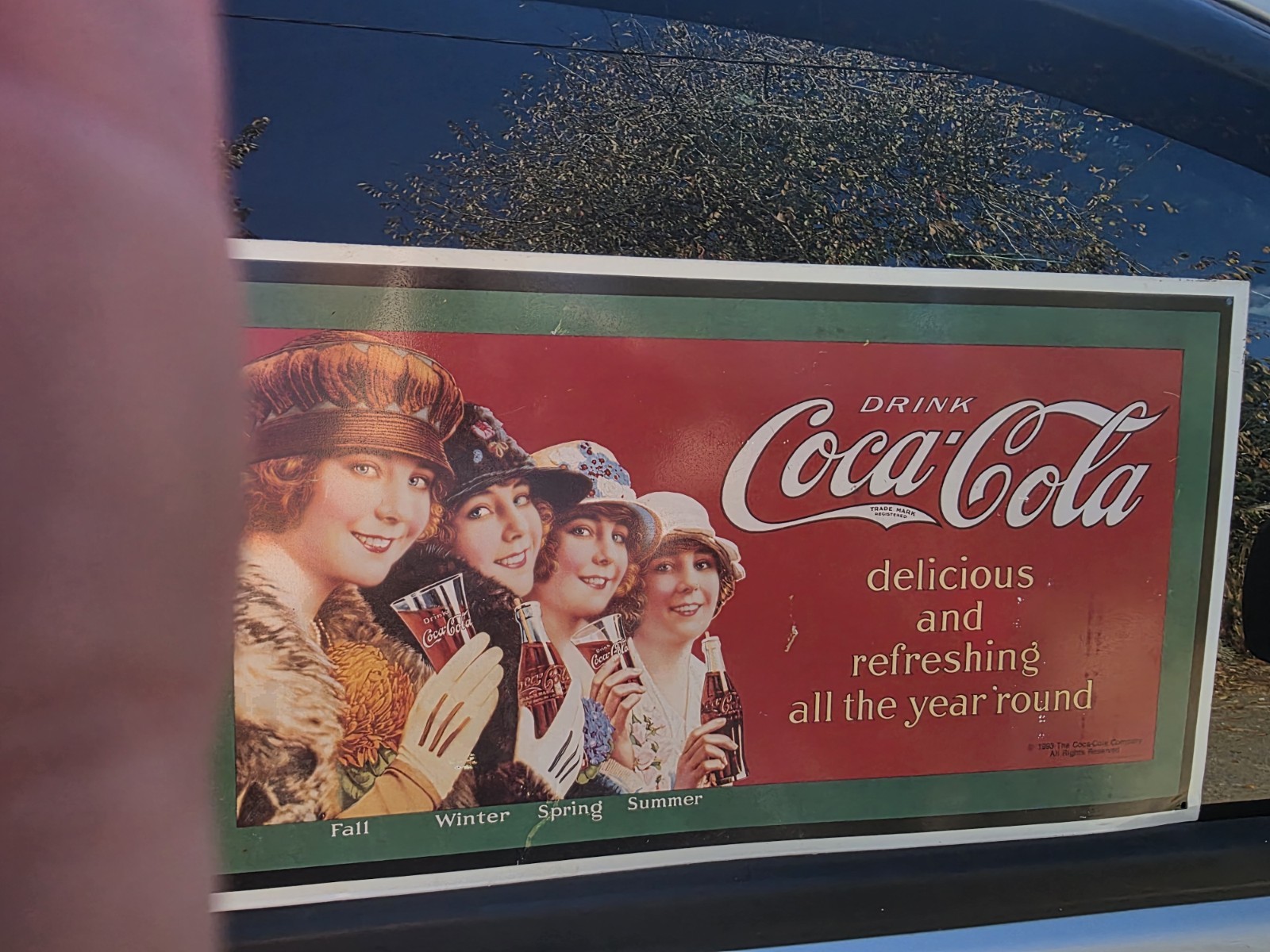 1993 Coca-Cola Metal Sign 1993 Coca-Cola Metal Sign