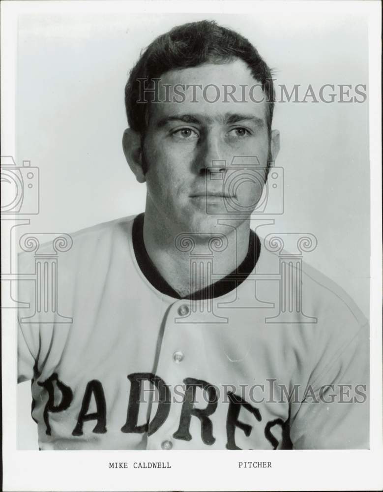 Press Photo San Diego Padres Baseball Player Mike Caldwell - lrs27516