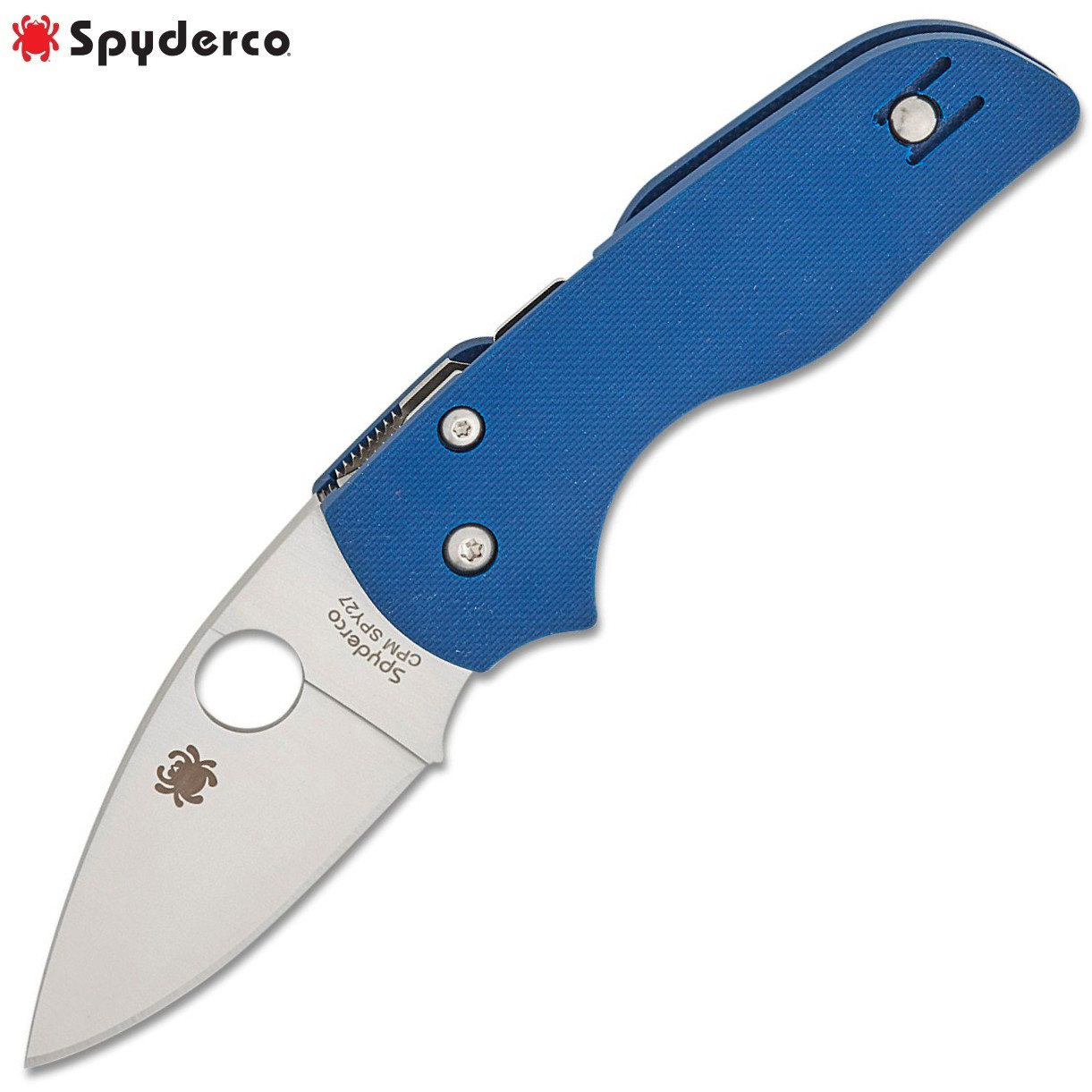 Spyderco Lil Native Compression Lock SPY27 Satin Blade Cobalt Blue G10 C230GPCBL Spyderco Lil Native Compression Lock SPY27 Satin Blade Cobalt Blue G10 C230GPCBL