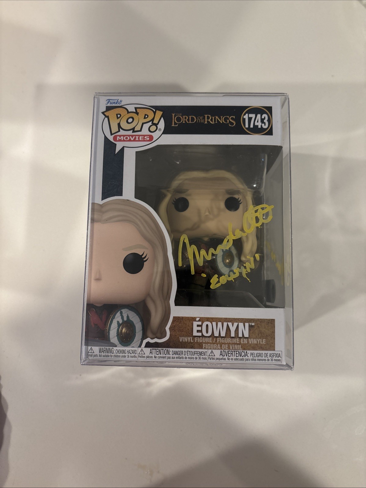 Miranda Otto Signed Eowyn Lord Of The Rings Funko W/ Quote- SWAU COA Miranda Otto Signed Eowyn Lord Of The Rings Funko W/ Quote- SWAU COA
