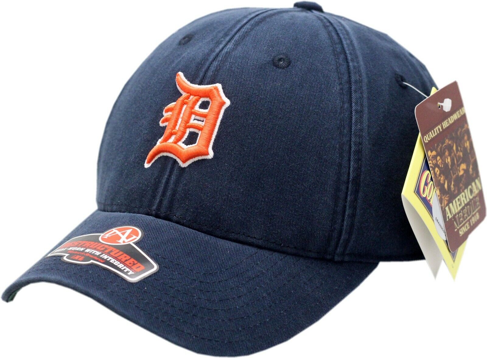 Detroit Tigers Washed Fitted Hat