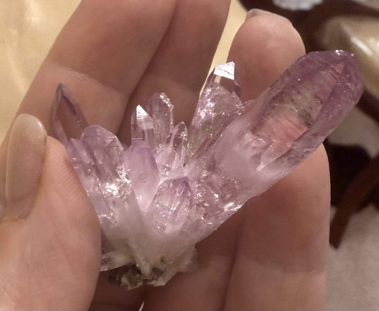 Veracruz amethyst crystal Cluster collector specimen w Druzy Veracruz amethyst crystal Cluster collector specimen w Druzy