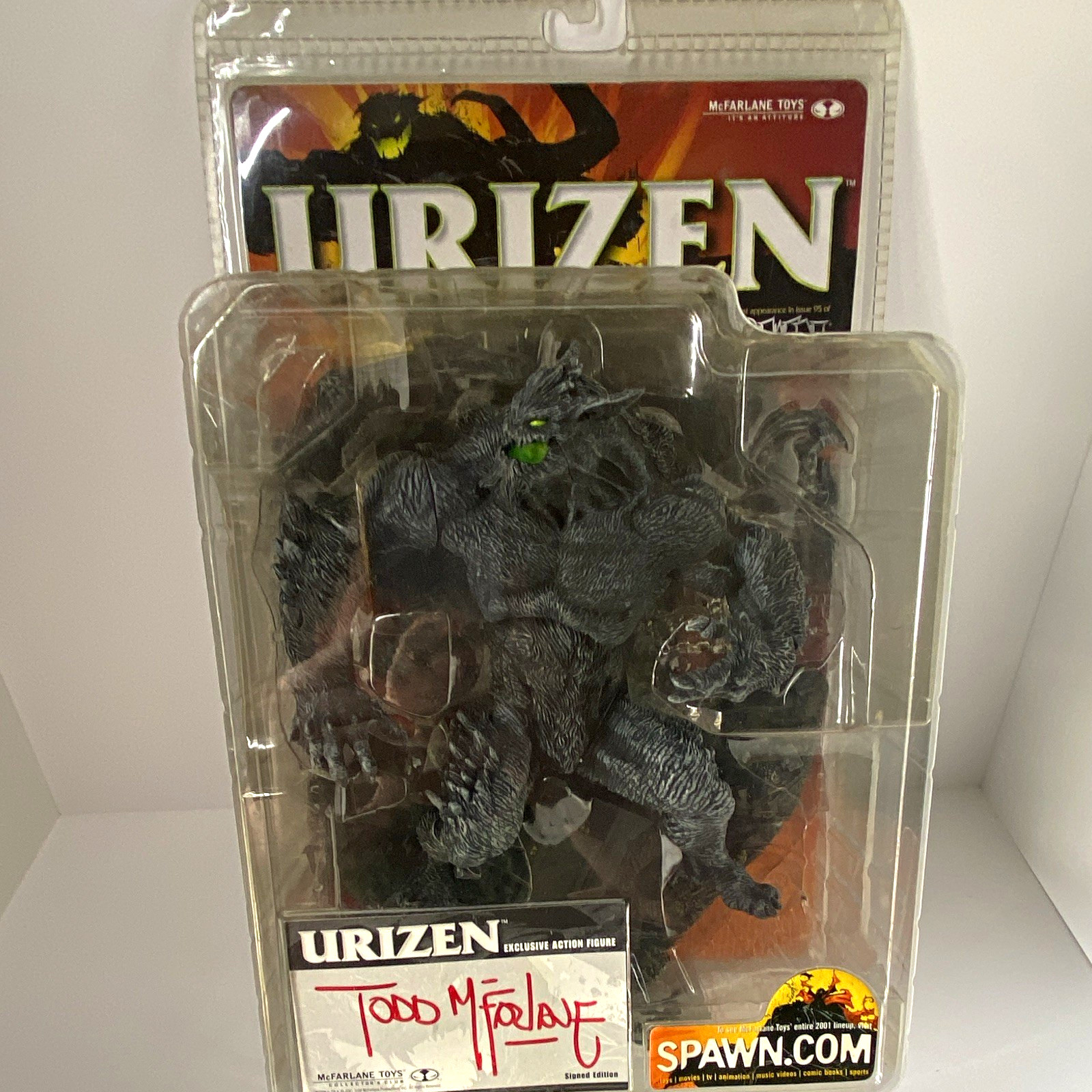 McFarlane Toys Spawn Urizen 1:12 Figure Signed Todd McFarlane 2001 MOC McFarlane Toys Spawn Urizen 1:12 Figure Signed Todd McFarlane 2001 MOC
