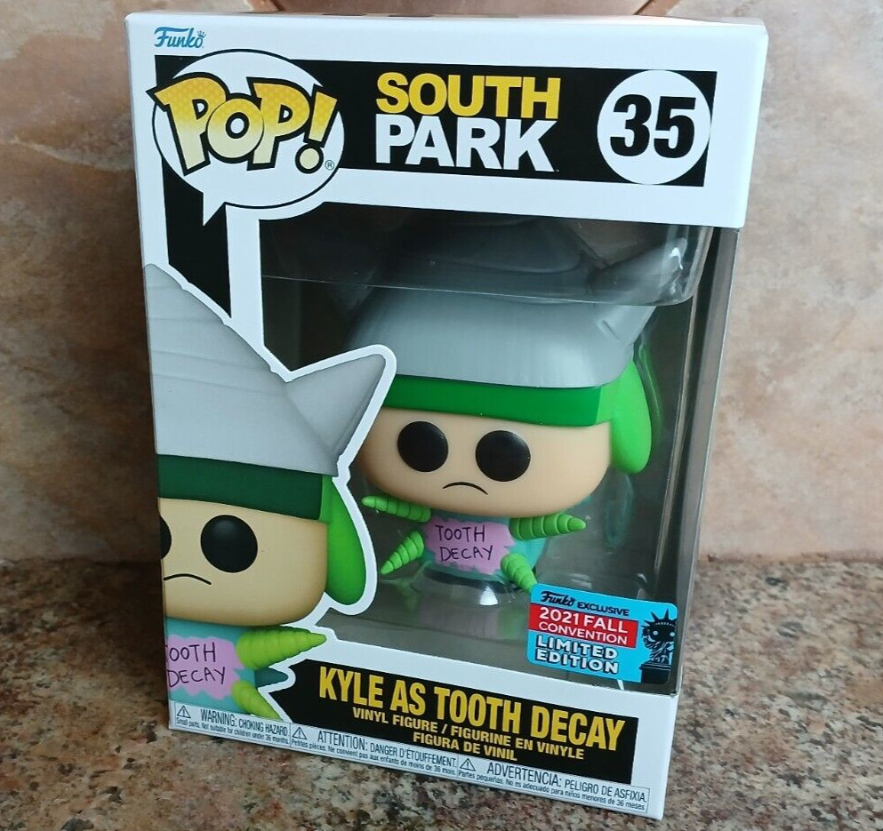 Funko POP South Park 35 Kyle As Tooth Decay 2021 Fall Convention Limited Edition