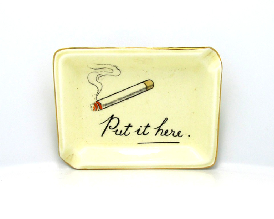 Vintage 🇬🇧PUT IT HERE🇬🇧 Royal Winton English Trinket Dish/Ashtray - Rare Vintage 🇬🇧PUT IT HERE🇬🇧 Royal Winton English Trinket Dish/Ashtray - Rare