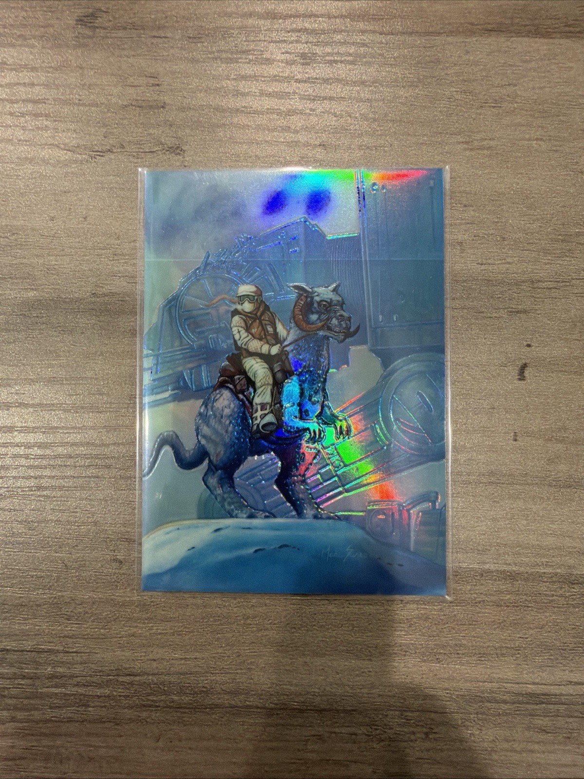 1996 Topps Star Wars Finest Gold Refractor #62 TAUNTAUN 1996 Topps Star Wars Finest Gold Refractor #62 TAUNTAUN