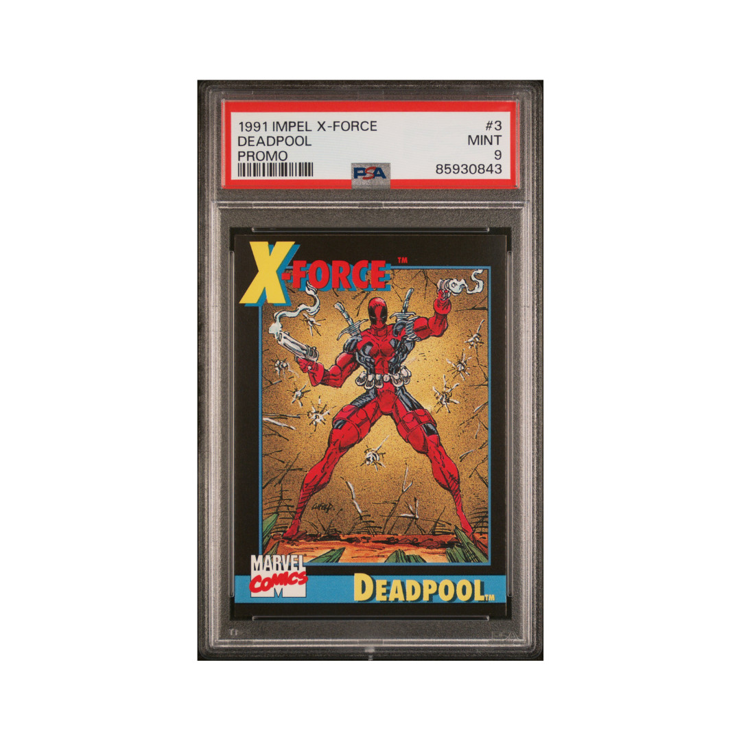 1991 Impel X-Force Promo #3 - Deadpool Promo - PSA 9 1991 Impel X-Force Promo #3 - Deadpool Promo - PSA 9