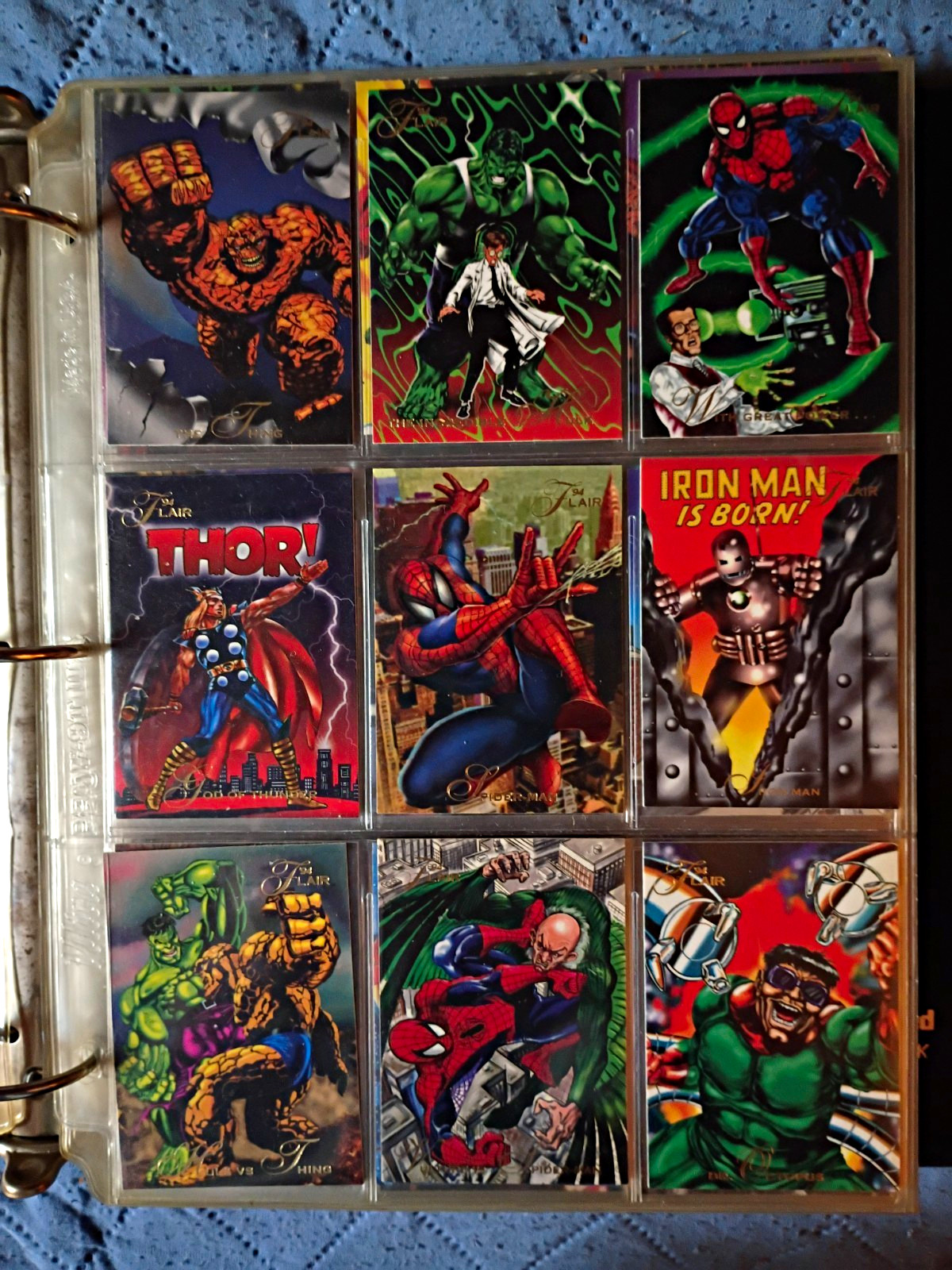 1994 Flair Marvel Base Set,Plus Multiple Inserts,Binder Included,Lot Pics 1994 Flair Marvel Base Set,Plus Multiple Inserts,Binder Included,Lot Pics